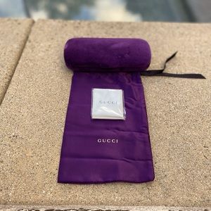 Purple Gucci Sunglass Case